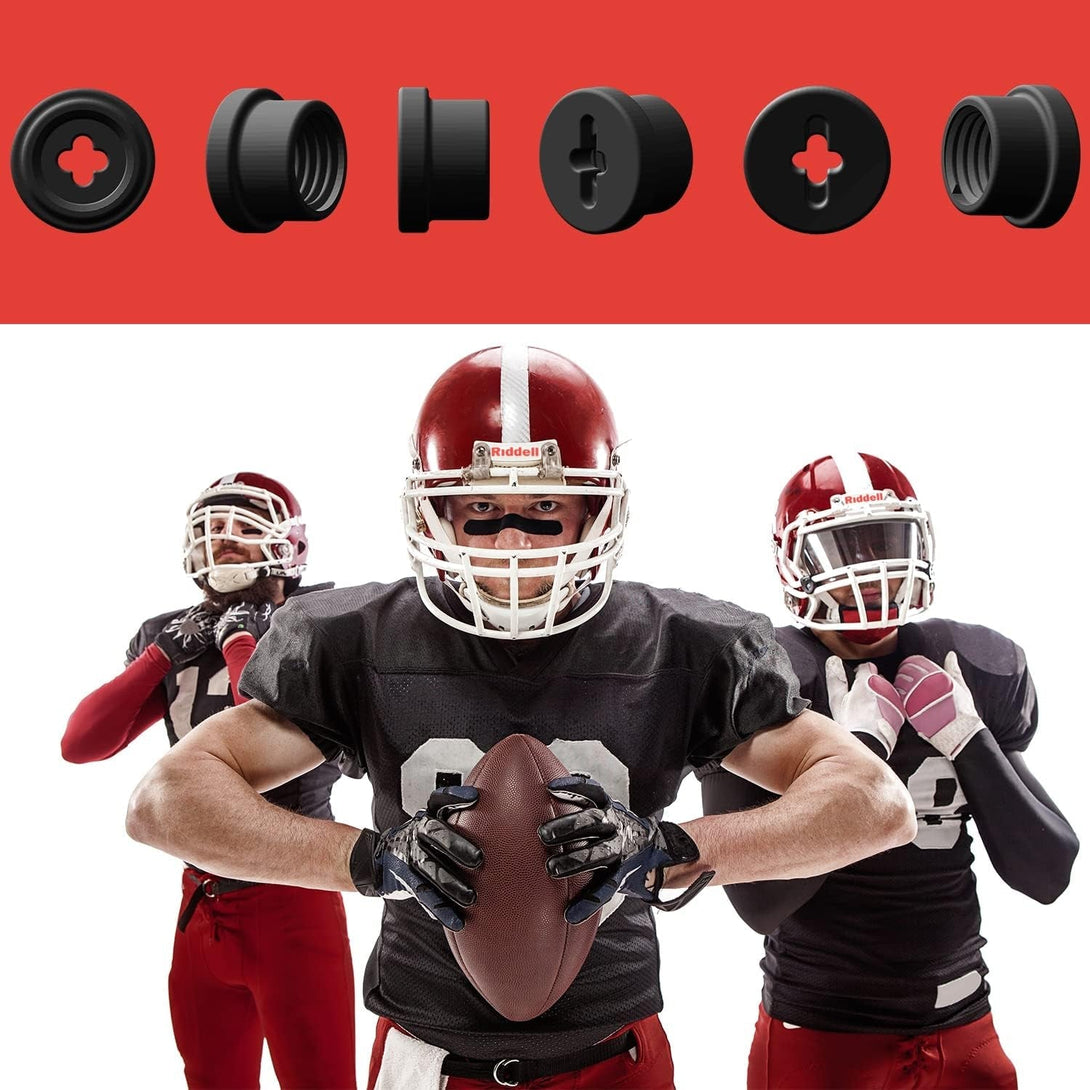 Ab Gel 6Pcs Bladder Valve Screws for Riddell Speedflex and Speed Icon, Valve Retainer Caps for Riddell Speedflex Helmet,Bladder Retainer Football Helmet