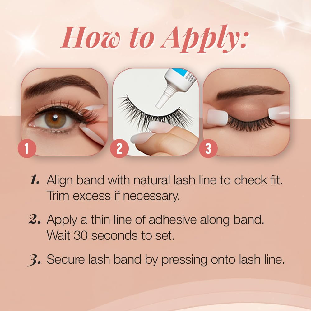 Ardell Naked Lashes 420 Multipack, Lightweight Natural Look, Invisiband for Comfort, Perfect for Everyday Wear, 4-Pairs, 1-Pack