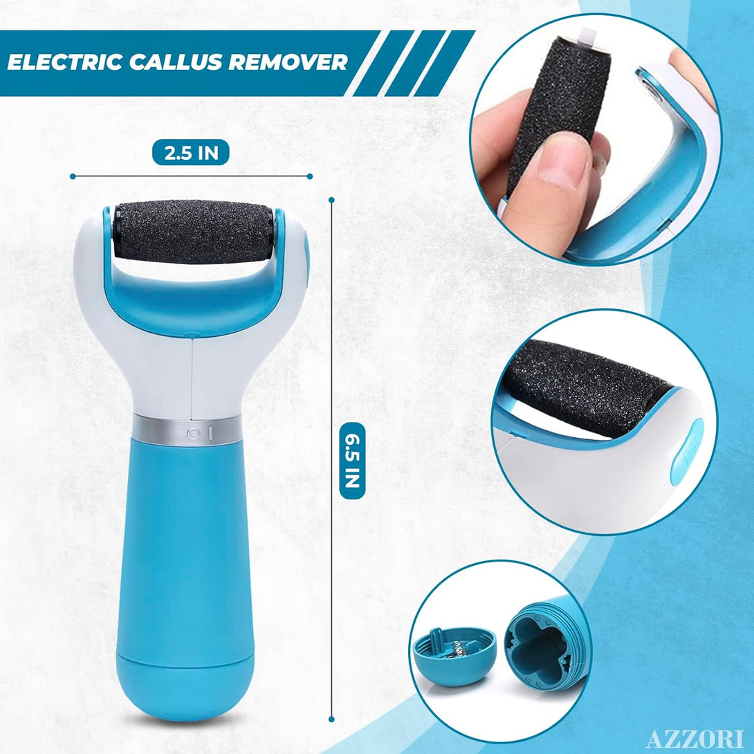 Electric Callus Remover for Feet - Foot Heel Callus Remover Callus File Wet Dry Cracked Feet Callus Removal Pedicure Tool for Feet Care - Electric Foot File Pedicure Foot Spa Callus Shaver for Feet