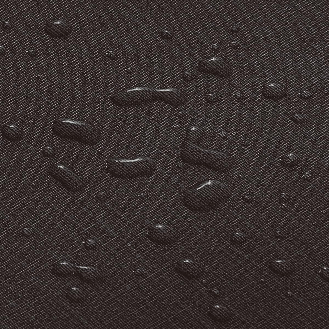 Round Fitted Vinyl Table Cloth Outdoor Tablecloth with Zipper and Umbrella Hole 100% Waterproof Wipe Clean PVC Table Cover for Party, Picnic and Patio, 40" - 44", Black