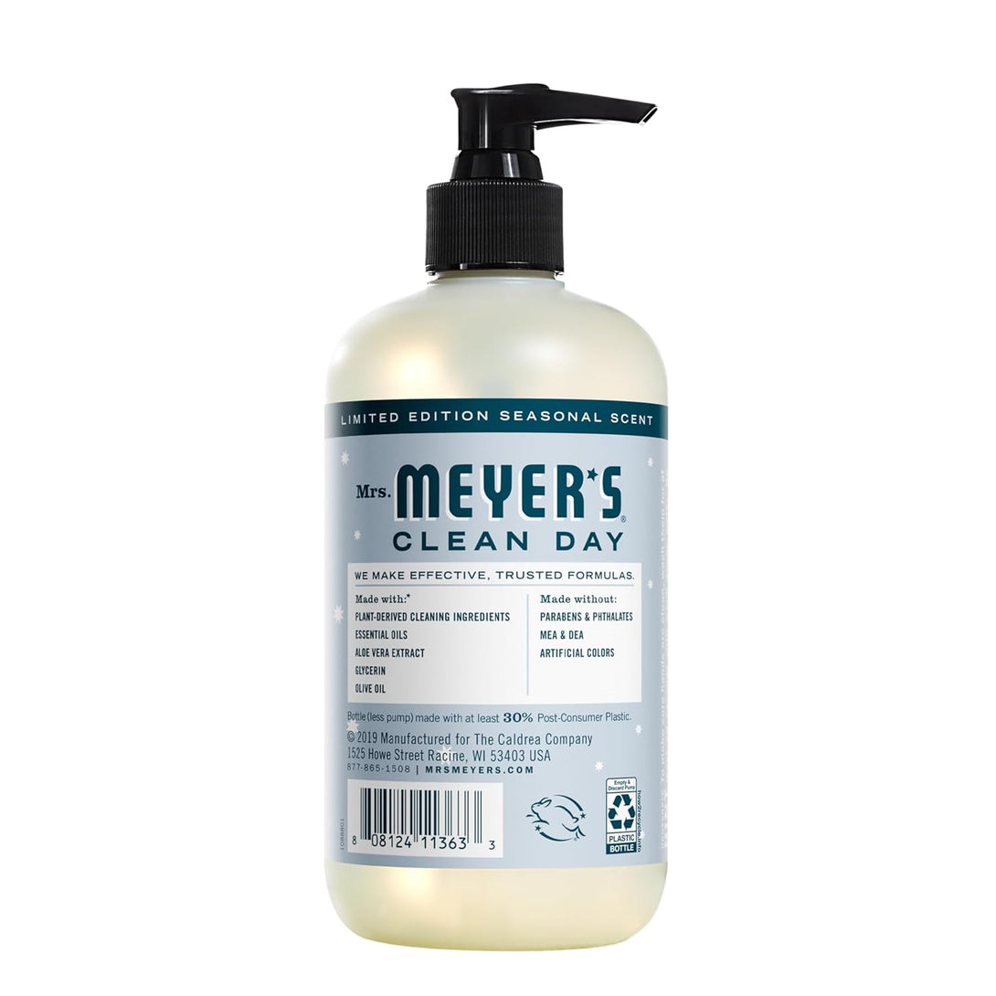 Mrs. Meyer'S Hand Soap, Made with Essential Oils, Biodegradable Formula, Limited Edition Snowdrop, 12.5 Fl. Oz - Pack of 3