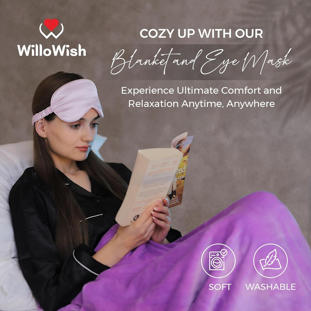 Willowish Purple Birthday Gifts for Women - 15 Pcs Get Well Gifts for Women after Surgery - Thinking of You Gifts for Women - Relaxing Spa Gifts for Women - Get Well Soon Gift Baskets for Women