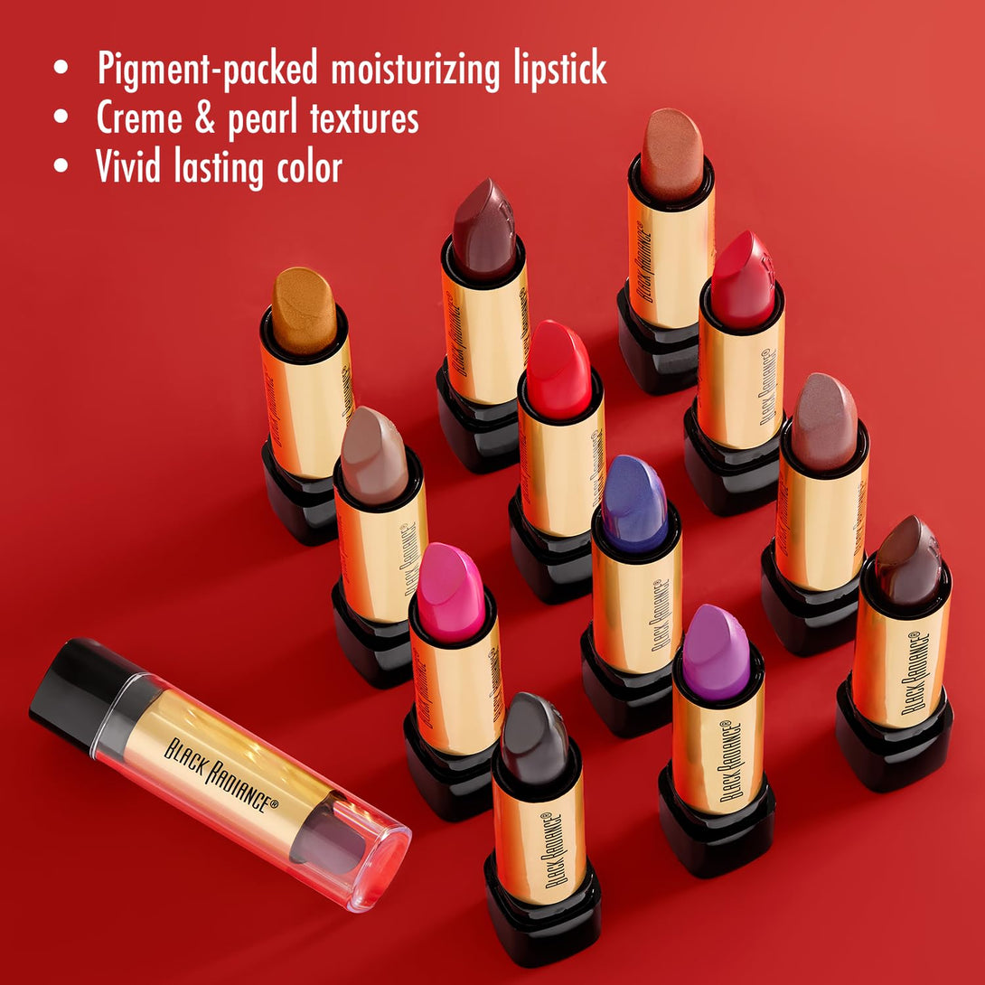 Black Radiance Perfect Tone Lip Color, Shining Long Lasting Creamy Full Coverage, Deep Moisturizing for All Skin Tones - Tropical Sunburst