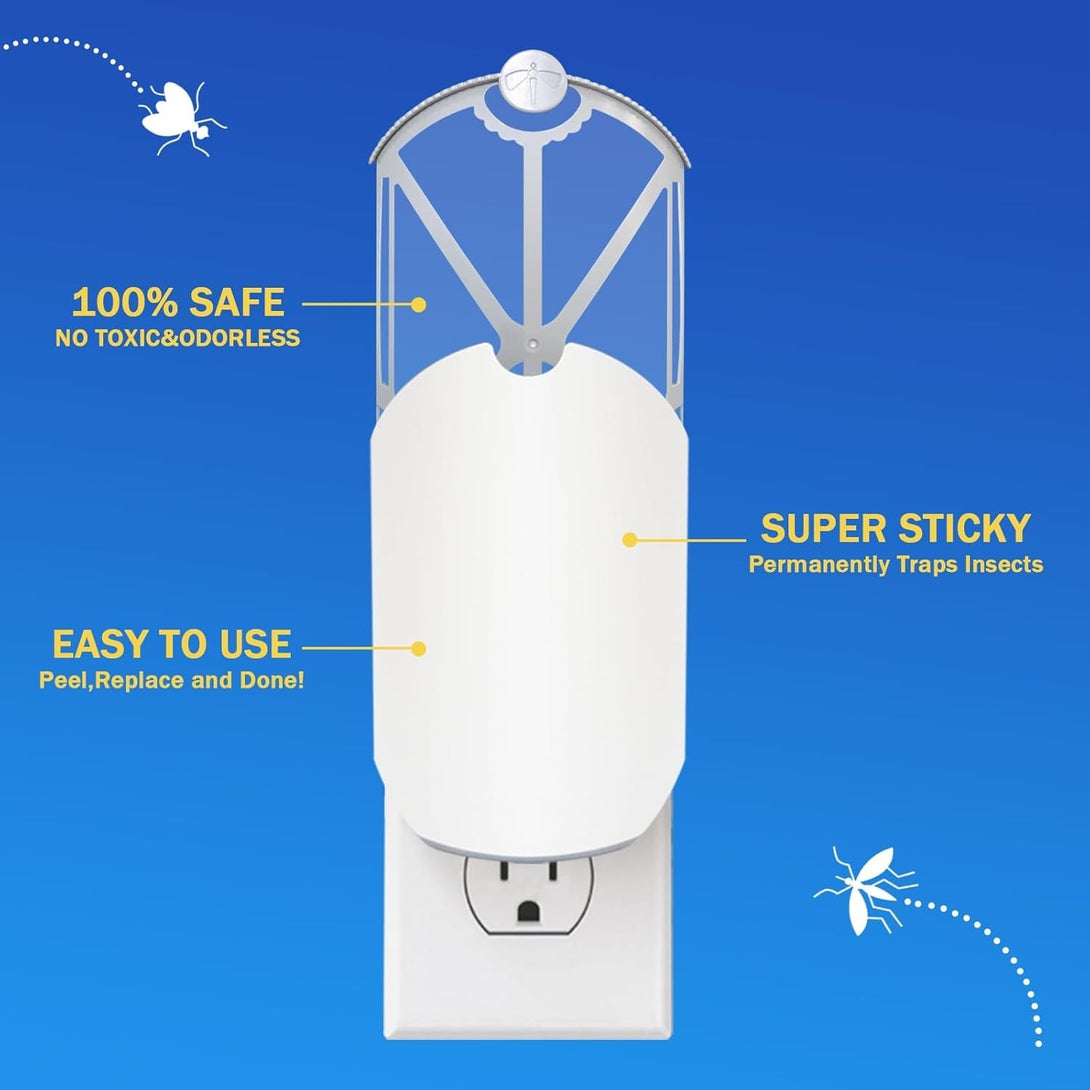 BAIMNOCM 16 Pack Refills Cartridge Compatible with Zevo Flying Insect Trap M364 M364A and Max, White
