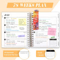 Planner 2026-2027, 18 Months Academic Daily Weekly Monthly Calendar Planner Autumn Tree