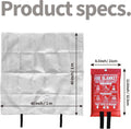 Fire Blanket for Home and Kitchen,40" x 40",2 Pack,Emergency Fire Blanket 40 in x 40 in 2-pack