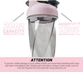 HELIMIX 1.5 Vortex Blender Shaker Bottle Holds Upto 20Oz | No Blending Ball or Whisk | USA Made | Portable Pre Workout Whey Protein Drink Shaker