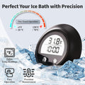 Silicone Cover Ice Bath Thermometer with Timer, Waterproof Floating Water Thermometer for Cold Plunge, Works with Ice Bath Tub Hot Tub Accurate