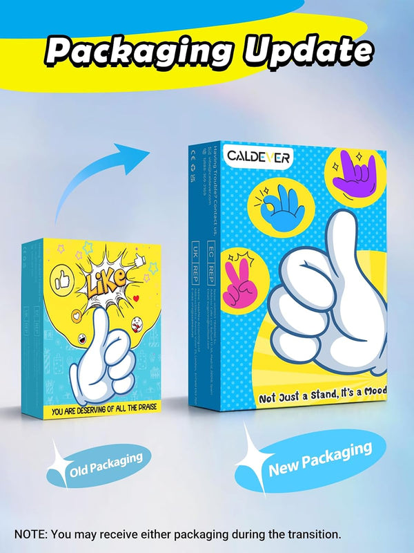 Stocking Stuffers for Teens Boys Men Kids Gifts Thumbs Up Lazy Phone Holder | Back to School Supplies, Cell Phone Stand for Desk, Gifts for Adults