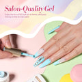 Born Pretty Pastel Gel Nail Polish Spring Summer Macaron Candy Sweet Color | Soft Pink Yellow Purple Blue Green,for Salon Manicure and Nail Art
