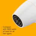 Conair Wall-Mount Hair Dryer, 1600W Hair Dryer with LED Night Light, Wall Mount Blow Dryer