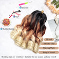 French Curl Braiding Hair, 1B/30/613, 12 Inch, 8 Packs | French Curl Crochet Braids, Curly Braiding Hair, Skin-friendly Bouncy Synthetic knotless