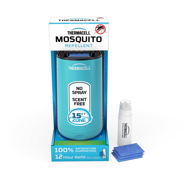 Thermacell Mosquito Repeller Patio Shield; Includes 12-Hour Refill; 15 Foot Zone