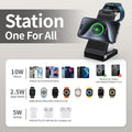 (2026 Upgraded) Traveling Wireless Mag-Safe Fast Charging Station,Magnetic 3 in 1 Charger for iPhone 17 16 15 14 13 12 Pro Max Plus,Apple Watch