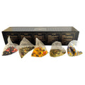 Pure and Easy Tea, Ascent Premium Tea Sampler Set, 15 Count Variety Pack, 5 Natural Caffeinated Blends, Bpa-Free Infuser Bags, Tea Gift Box, 52.5G