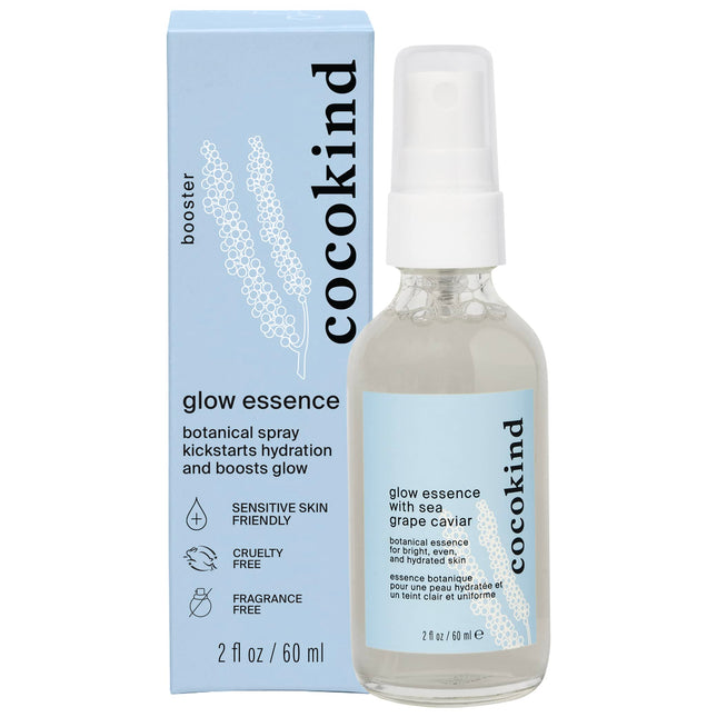 Cocokind Glow Essence with Sea Grape Caviar, Hydrating Primer and Facial Mist, F
