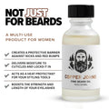 Copper Johns Beard Oil for Men Growth, Castor & Jojoba Oil with Sea Minerals, Increases Softness & Control for Fuller-Looking Beard, Mens Beard