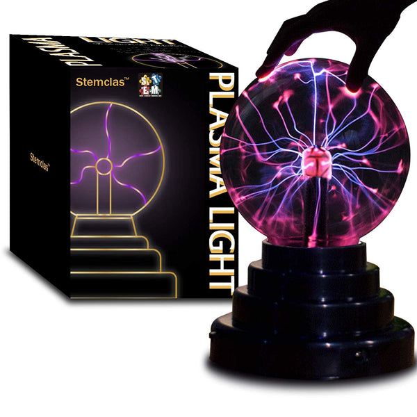 Plasma Ball/Light/Lamp, Static Electricity Globe Electric Lightning Ball, Touch Sensitive, USB Powered, Amazing Gift for Parties, Birthday and
