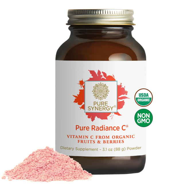 Pure Synergy Pure Radiance C | Organic Vitamin C Powder | 100% Natural, Whole Fo