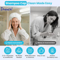 Drench Shampoo Caps No Rinse - Waterless Shampoo Cap and Conditioner - Dry Hair Wash Caps for Elderly or Bedridden - Contains Aloe Vera, Vitamin E