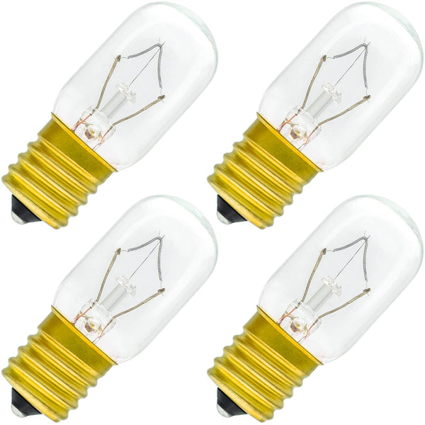 Microwave Light Bulb 8206232A 40W E17 125V Replacement Part Fit for Whirlpool Maytag GE Amana Over The Range Hood Microwave and The Lava Lamps
