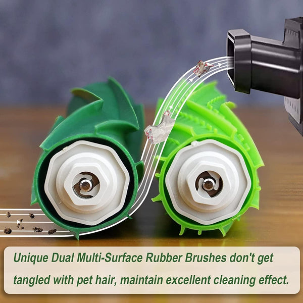 2 Set Replacement Roller Brushes Compatible for iRobot Roomba E & I & J Series, i7 i7+ i3 i3+ i6+ i8+ j7 j7Plus E5 E6 E7, Vacuum Cleaner