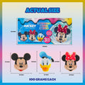Mickey Minnie and Donald Duck Bath Bombs for Kids, Fun Bright Rainbow Colors, Berry Scented for Kids, Ages 3+, by Townley Girl Disney Mickey
