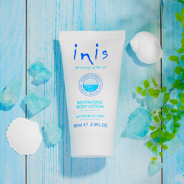 Inis the Energy of the Sea - Revitalizing Body Lotion Travel Size 2.9 fl oz | Mini Daily Travel Size Body Moisturizer with Hydrating Seaweed,