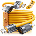 5FT USB C to Lighting Cable, 60W 4 in 1 Multi Charging Cable Compatible with Fast Charging & Data Transfer, Support to CarPlay&Android