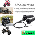 Mini Bike Throttle Assembly Throttle Cable for Coleman 200cc CT200U MB200 CT200U-EX BT200X Baja Warrior Parts Twist Throttle Motorcycle Cruise Control