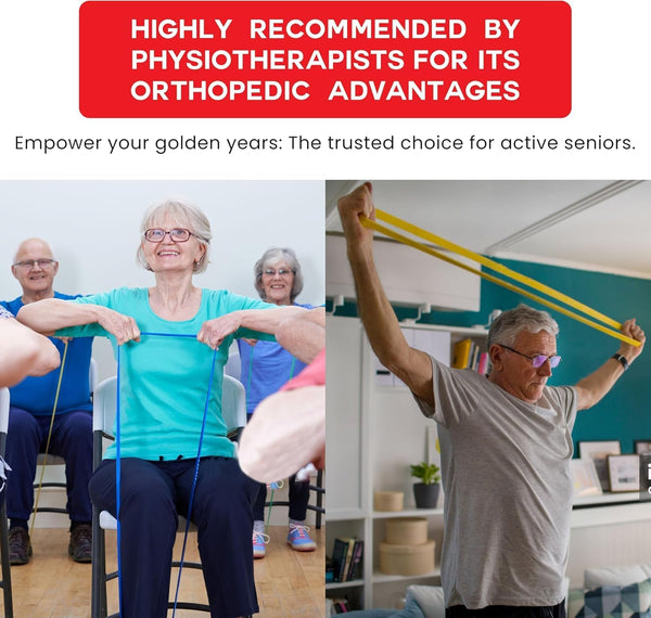 Exercise Resistance Bands for Working Out Set of 5 for Women and Men, Stretch Bands for Exercise, Physical Therapy, Arms Legs Workout, Stretching,