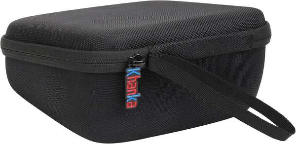 khanka Hard Case for Brother P-Touch PT-D210 PTD220 Home/Office,Black | EVA Hard Shell, Mesh Pocket Accessory Storage, Impact Resistant