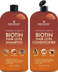 First Botany, Hair Growth Shampoo Conditioner Set - An Anti Hair Loss Biotin Shampoo & Conditioner with DHT blockers to fight Hair Loss For Men &