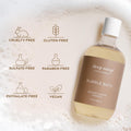 Deep Steep Lavender Chamomile Bubble Bath for Women, Hypoallergenic, Clinically Tested, Clean Formula for Sensitive Skin, Sulfate-Free, 17 fl oz