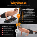 Push up Board,Home Gym,Portable Exercise Equipment,Pilates Bar and 20 Fitness Accessories with Resistance Bands and Ab Roller Wheel,Full Body