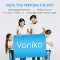 Voniko CR2032 3V Lithium Batteries 6 Pack for Child Safety, Compatible with AirTag, Key Fobs, Thermometers, Scales – 7 Years Shelf Life 6 Count