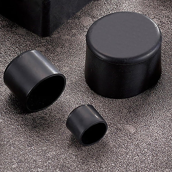 32Pcs Round Rubber Chair Leg Tips Caps, 3/4 Inch (19mm) Chair Table Leg Covers Floor Protectors, Chair Leg End Caps for Furniture, Table