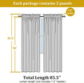 OWENIE Sheer Curtains 84 inch Length, Ivory Sheer Cutains 2 Panels Set for Bedroom/Living Room, Rod Pocket Voile Fimly Drapes, 2pcs, Each 42" W x