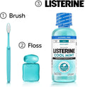 Listerine Cool Mint Alcohol Free Mouthwash, Mild Mint, 3.2 fl. oz/95 mL 3.2 Fl Oz (Pack of 1)