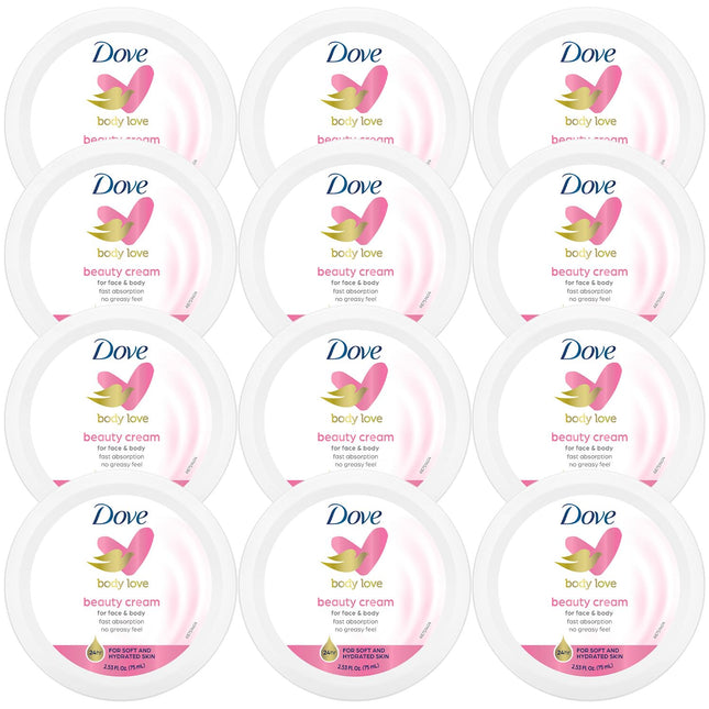 Dove Nourishing Body Care, Face, Hand, and Body Beauty Cream for Normal to Dry S