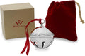 Wallace 51st Edition 2021 Silver Plated Sleigh Bell Ornament, Silver for Christmas 2021 Silver Sleigh Bell 2021 Editions
