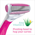 Schick Quattro Women's Razor Value Pack - 1 Handle & 5 Refills 6 Count (Pack of 1)