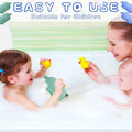 Tatuo 4 Pcs Baby Bath Sponge Toddler Bath Sponge,Green, Blue