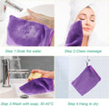 PHOGARY 10 Pack Body & Face Microfiber Washcloths for Baby Younger Kid, Soft Flannel Wash Cloth for Washing Face, Fluffy Easy-Dry Facial Wash