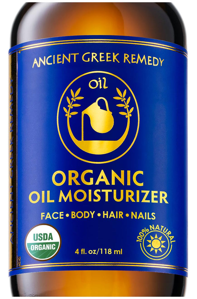 Ancient Greek Remedy after Shower Body Oil for Women - Organic Face Oil & Body Moisturizer for Dry Skin with Sweet Almon