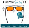 Sleep ZM Blue Light Blocking & Light Sensitivity Glasses with 14 Lens Types 1 Voyager Frame - Sleep Aid Orange Lens
