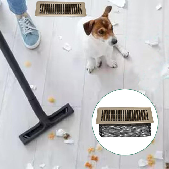 Sumnacon Floor Register Cover Trap 8 Pack Register Vent Traps for Home Floor, 4 