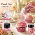 Edible Glitter for Drinks and Cakes, 12 Colors x 5g Food Grade Shimmer Luster Dust Edible Set, Food Glitter for Drinks Cookies Chocolate 12colors
