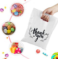 KEEPARTY 100 PCS Small Thank You Merchandise Bags Plastic Goodie Bags Party Favor Bags for Birthday Party Baby Shower Wedding Merchandise Gifts