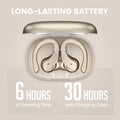 Back Bay Audio - Runner's Wireless Earbuds Bluetooth Headphones for Sports, Hook Over the Ear Buds, Deep Bass, Wrap Around Earphones with Earhooks